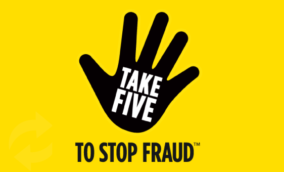 Take Five campaign financial fraud protection